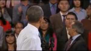 Obama Addresses Heckler in San Francisco