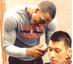 Lin gets haircut to celebrate endorsement deal with Adidas