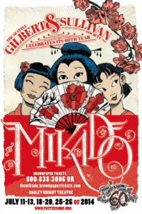 Seattle Gilbert & Sullivan Society Mikado, A Comic Opera