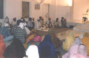 Sikhs in temple