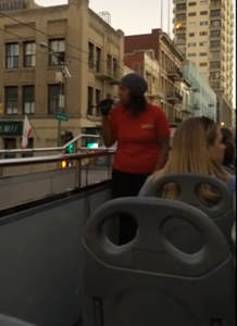 racist San Francisco tour guide