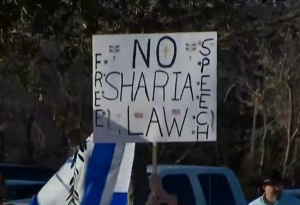 Anti-Muslim protest in Garland, Texas