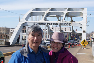 Vincent Wu with daughter Maryalice at Selma