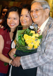 Chinh Family at Airport