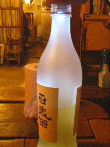 Korean drink Baekseju