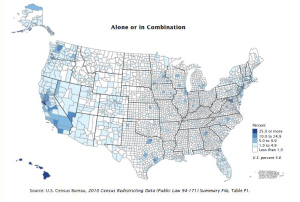 U.S. Census Asian American population in 2010