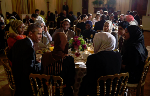 Obama at Iftar Dinner marking end of Ramadan