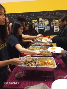 PAAFF's closing ceremony included a buffet of Filippino food and drink.