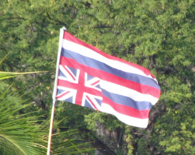 Hawaiian Flag distressed