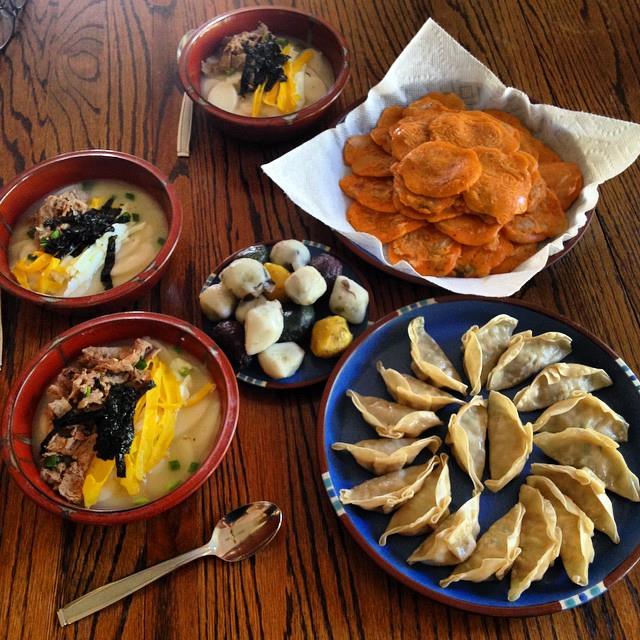 Traditional foods for Seollal 