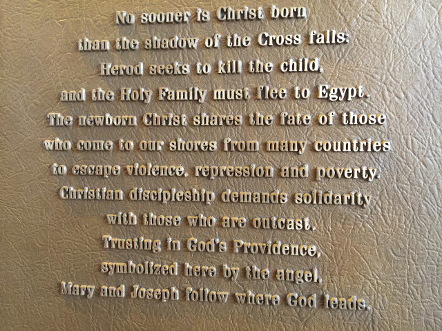 St. Mary's Cathedral San Francisco Plaque