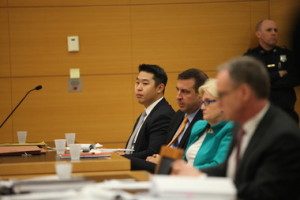 Peter Liang with Defense attorneys