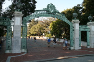 Sather Gate at the University of California at Berkeley