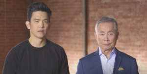 John Cho and George Takei