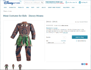 Moana costume