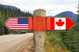 Canadian border